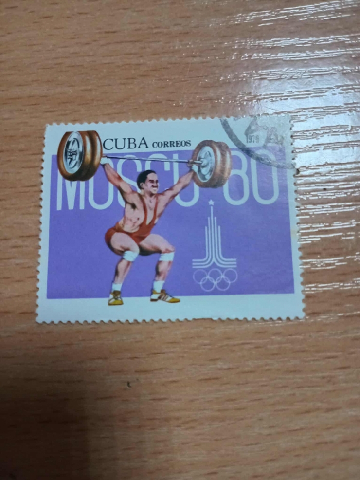 Timbru poștal – Cuba, „Moscova '80”