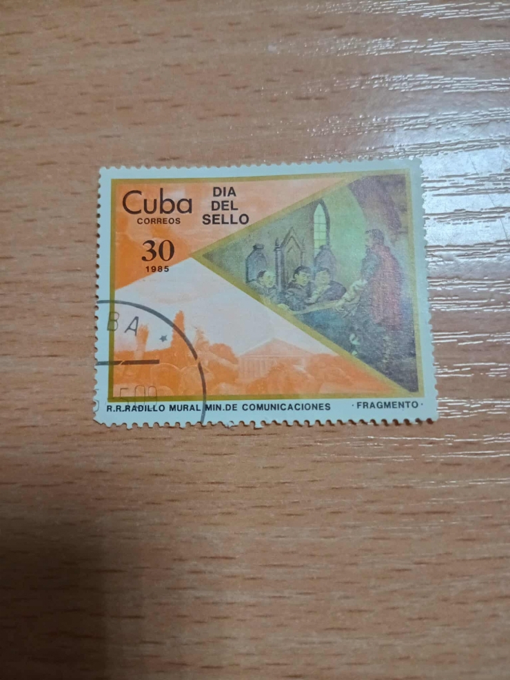 Marcă poștală dedicată Zilei Timbrului