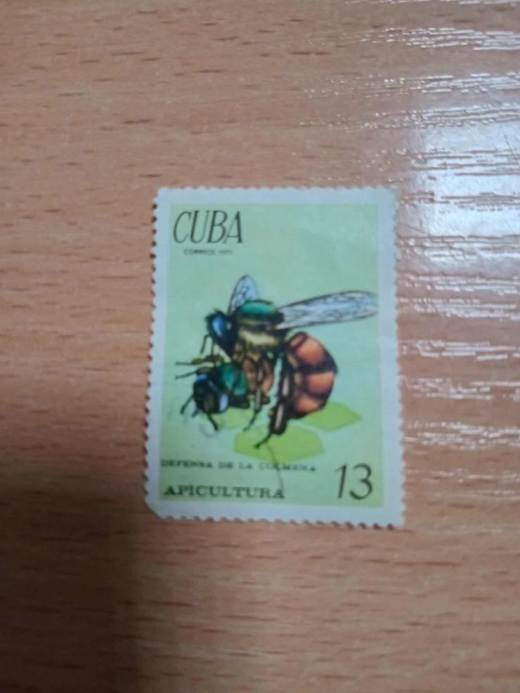 Marcă poștală „Defensa de la Colmena – Apicultura”