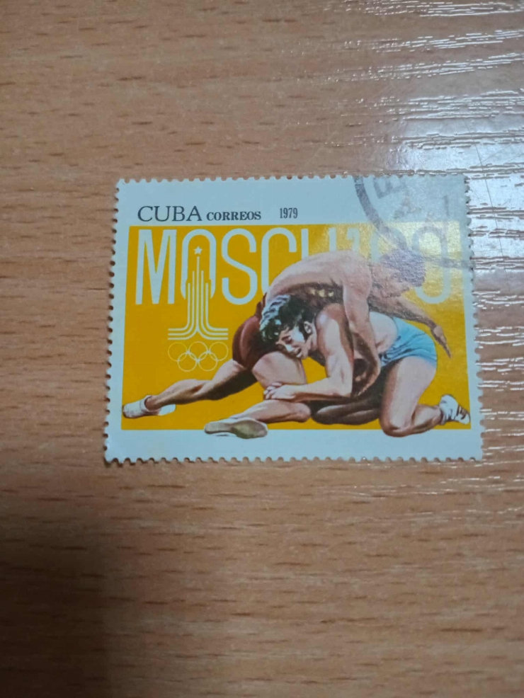Marcă poștală dedicată Jocurilor Olimpice din 1980