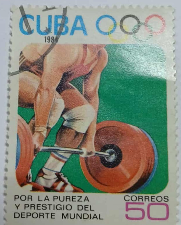 Timbru Cuba 1984 – „POR LA PUREZA Y PRESTIGIO DEL DEPORTE MUNDIAL