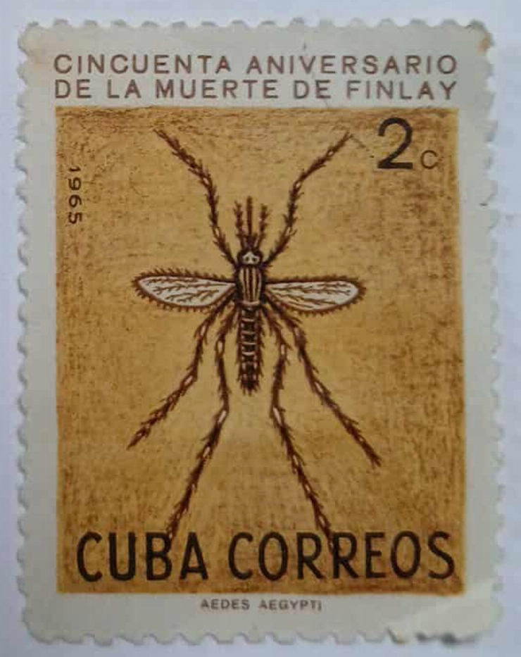 Timbru comemorativ: 50 de ani de la moartea lui Carlos J. Finlay