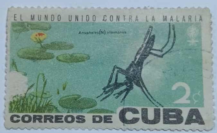 Timbru cubanez - „El Mundo Unido Contra la Malaria”