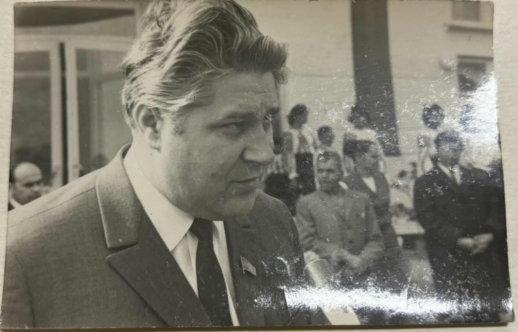 Mulic A.V la deschiderea școlii medii din s. Fetești 