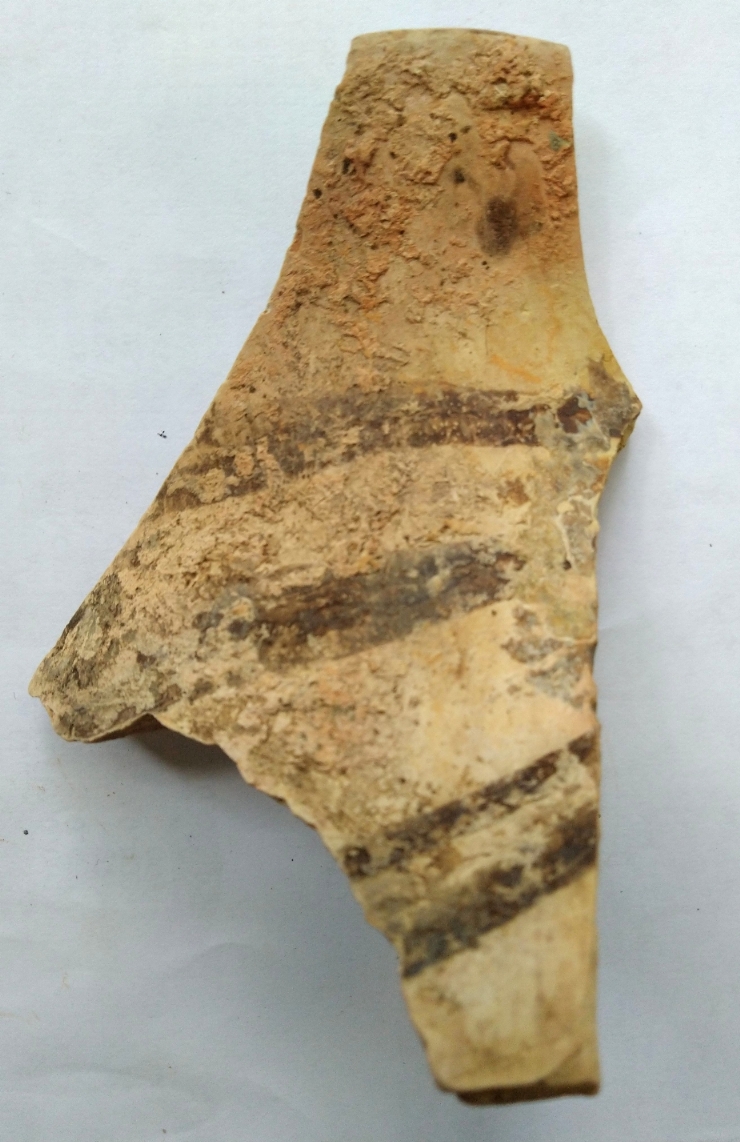 Fragment de vas cu corpul bitronconic