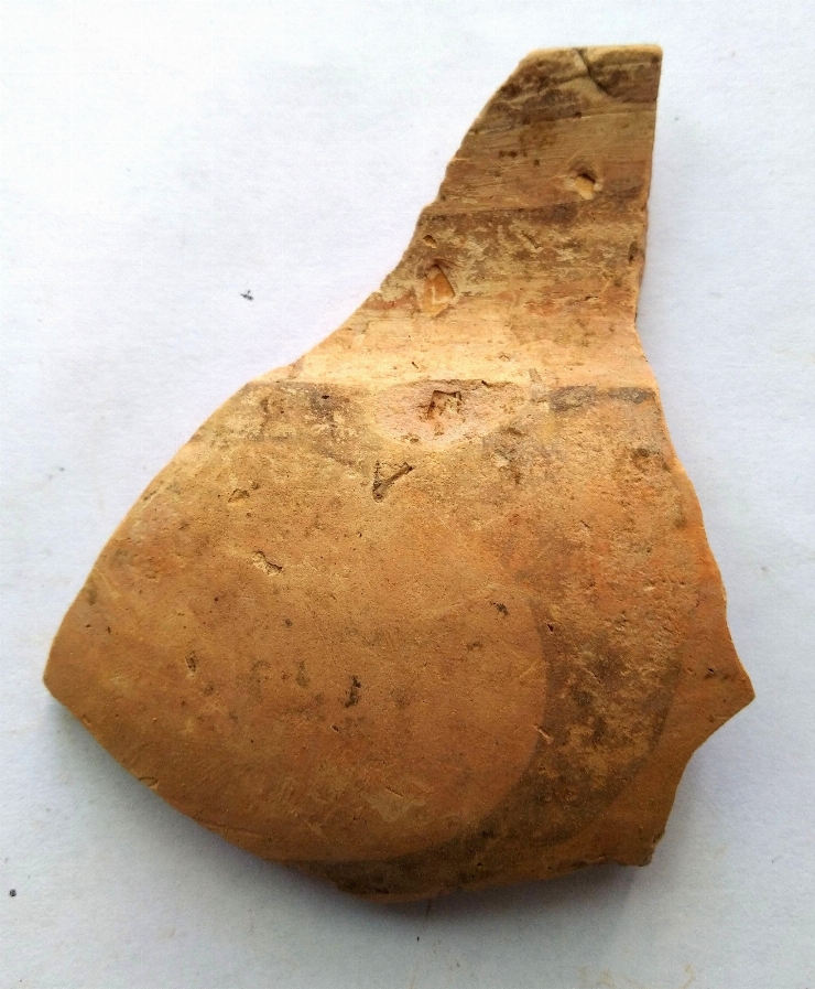 Fragment vas cu corpul sferic