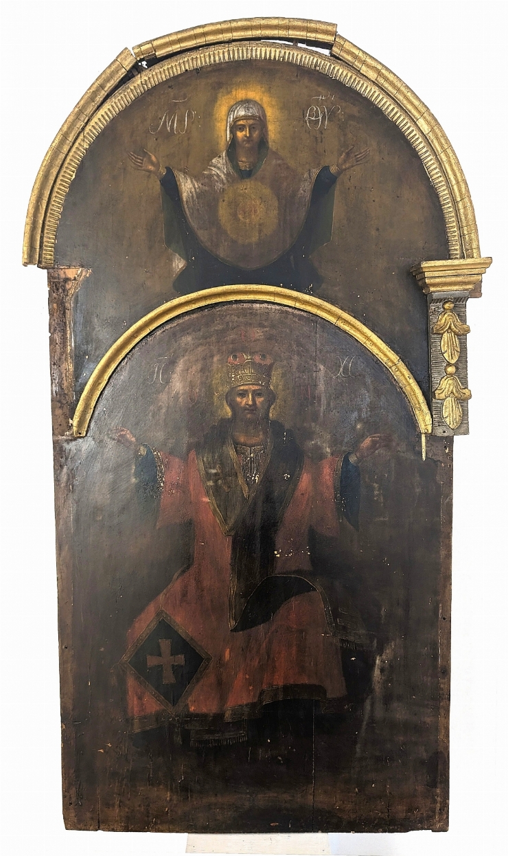 Icoană „Iisus Hristos și Maica Domnului”