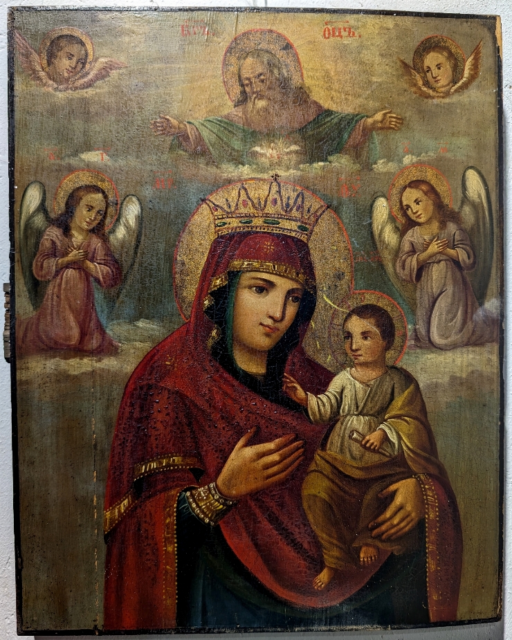 Icoană „Maica Domnului cu pruncul Iisus”