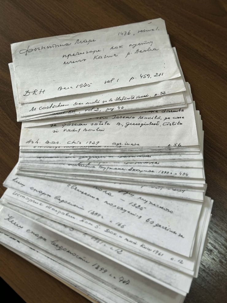 Document de arhivă/ informație istorică