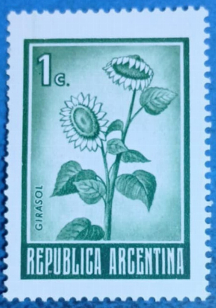 Timbru poștal - „Floarea-soarelui (Girasol)”