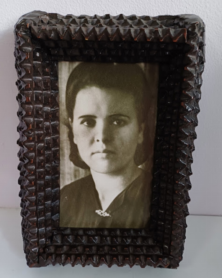 Fotografie în ramă din lemn