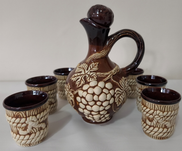 Set Ulcior și 6 pahare