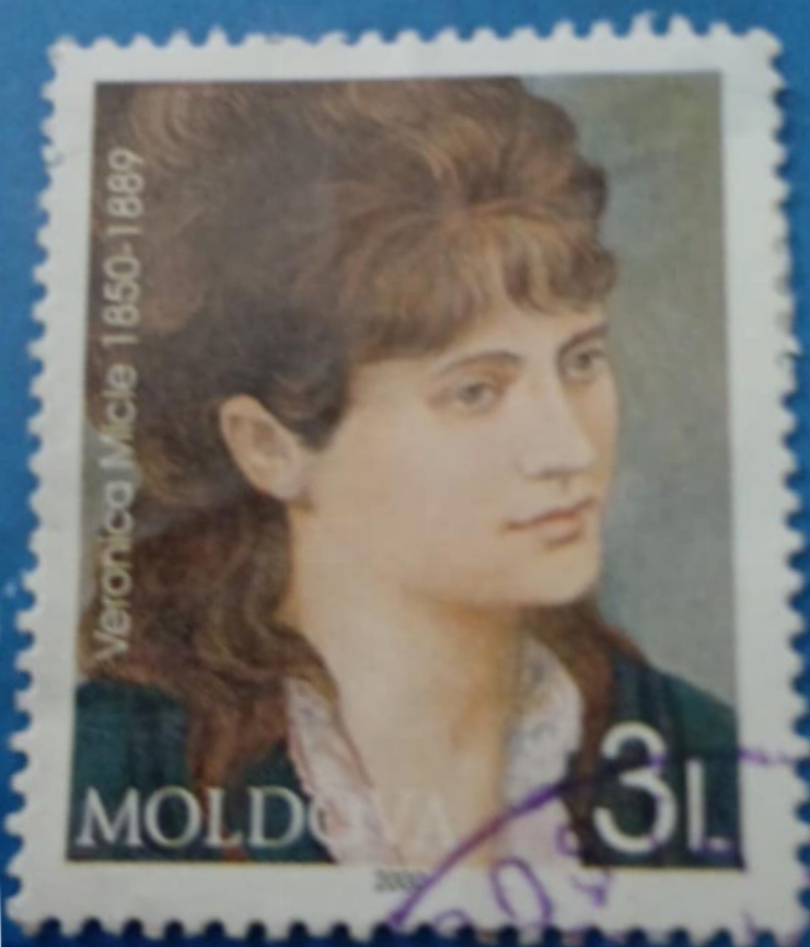 Timbru comemorativ -  „Veronica Micle (1850–1889)”