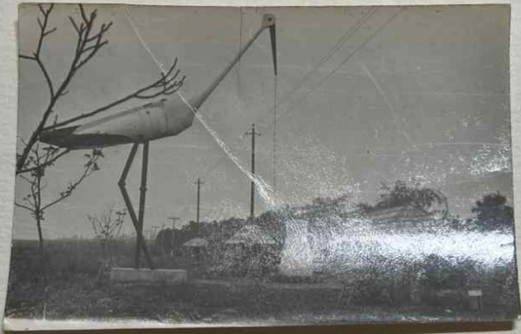 Fântâna ce are forma unui cocostârc