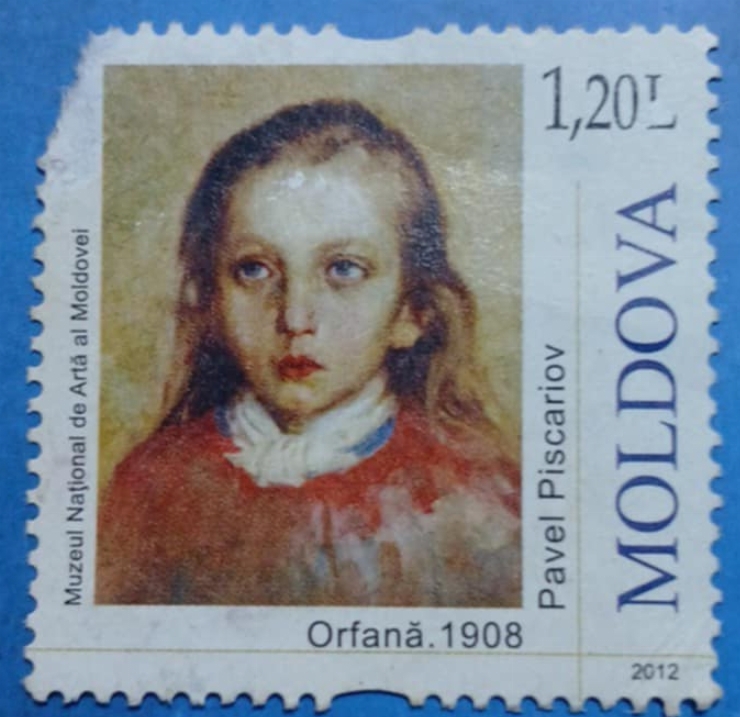 Timbru poștal  – „Orfană” (1908), Pavel Piscariov