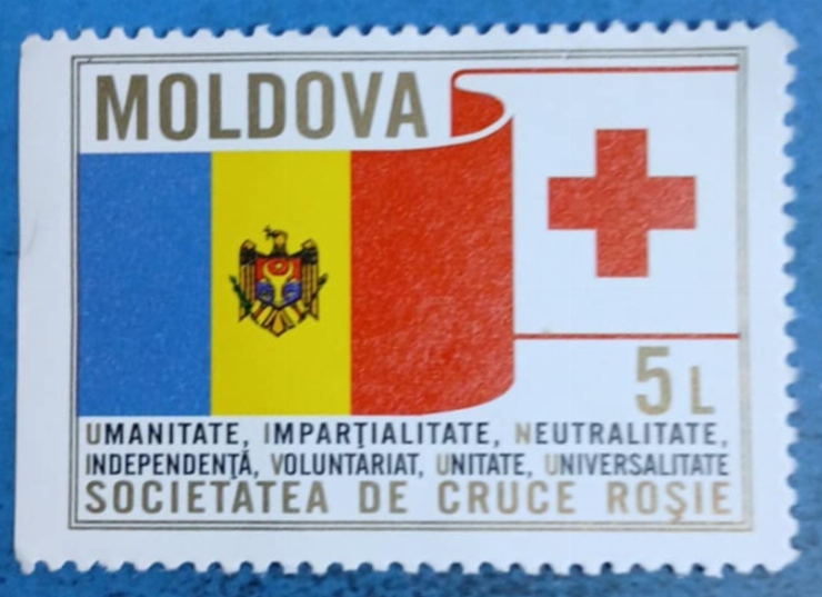 Timbru poștal - „Crucea Roșie – Simbol al Umanității în Republica Moldova”