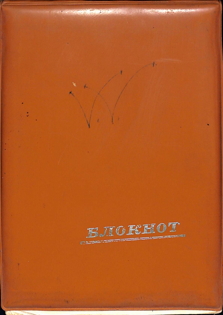 Vasilache, Vasile. Carnet portocaliu. Nr. 10. 