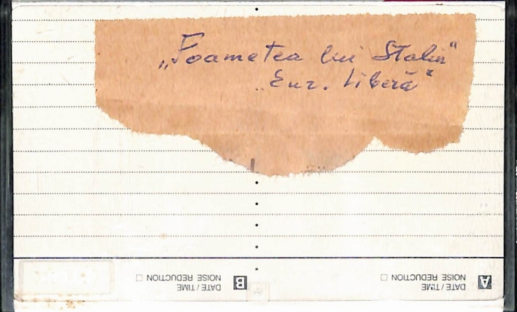 Vasilache, Vasile. Foametea lui Stalin „Europa Liberă . 