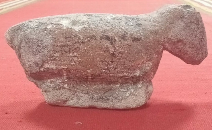 Statuetă zoomorfă – berbec din piatră