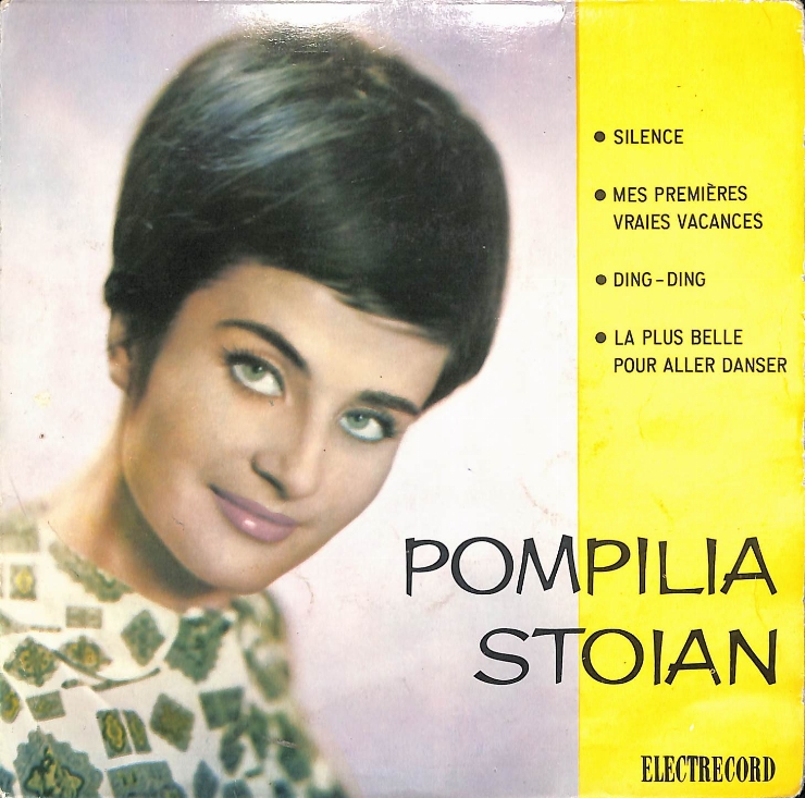 Disc de vinil. Orchestra Electrecord, dirijor: Alex. Imre. Voce: Pompilia Stoian (în limba franceză)