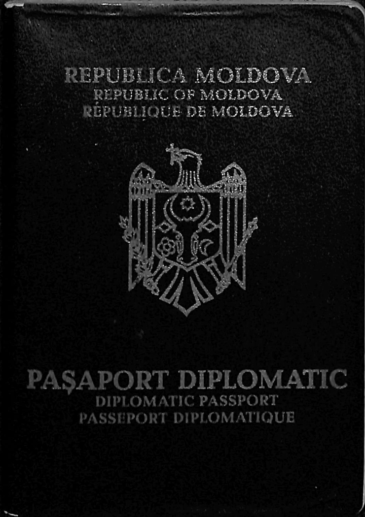 Pașaport Diplomatic. Republica Moldova. Ministerul Afacerilor Externe