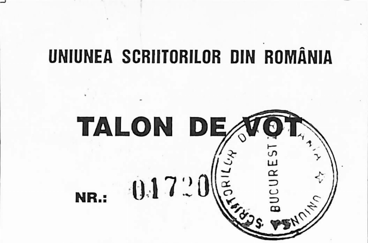 Talon de vot