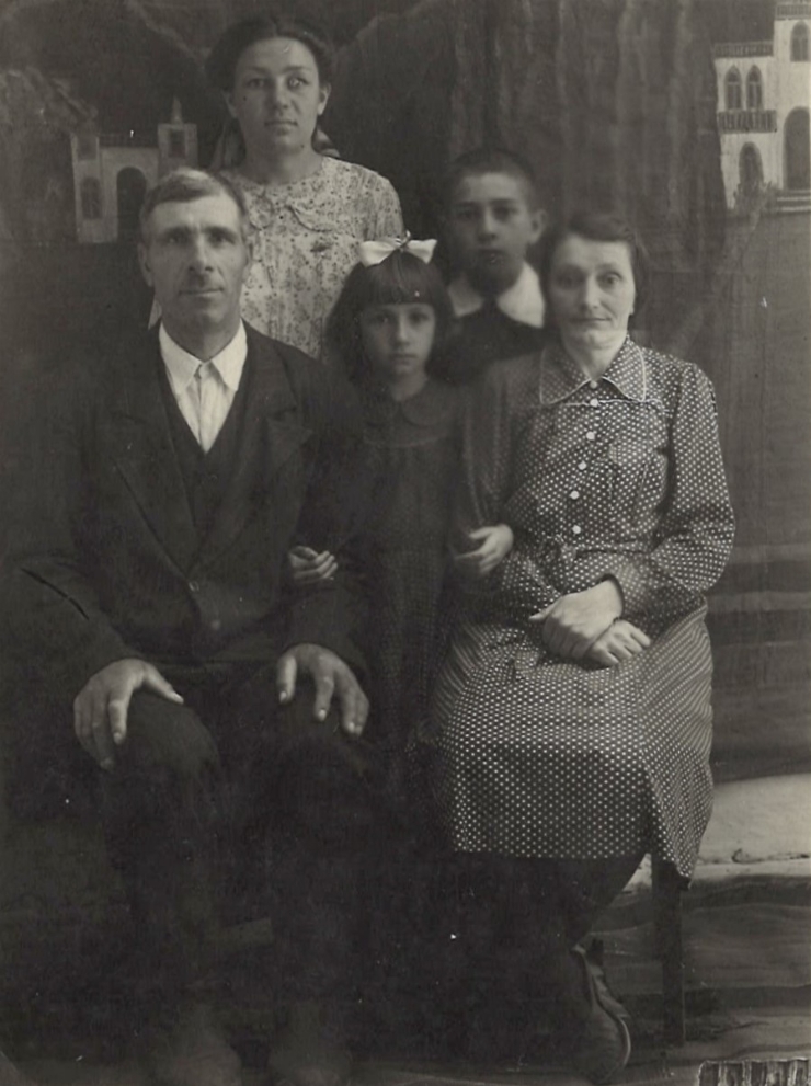 Familia Pârnău în Siberia