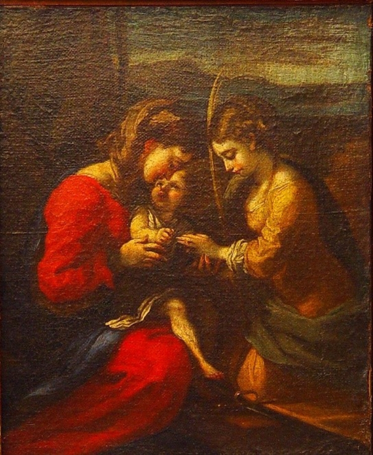 Logodirea Sf. Ecaterina (copie după originalul lui Correggio (1489-1534)