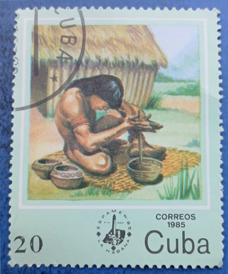 Timbru poștal cubanez -  