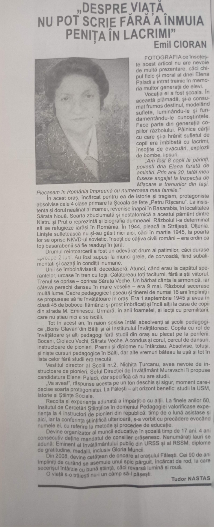 Ziarul ,,Patria Mea’’, nr 40, din 6 noiembrie 2020