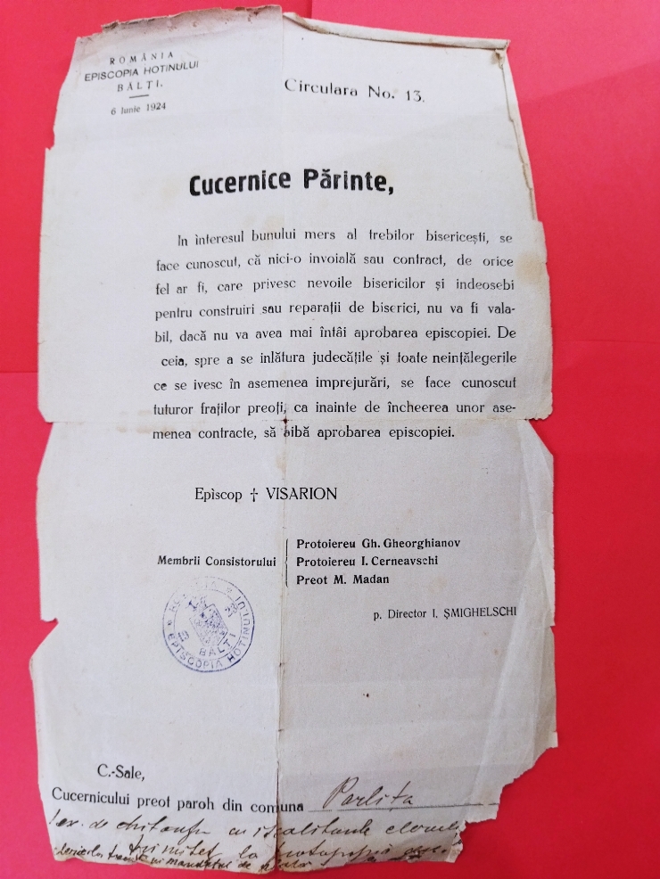 Circulara No. 13