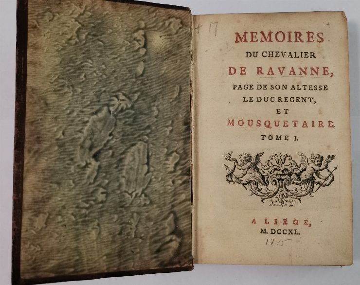Memoires du chevalier de Ravanne, page de son altesse le duc regent, et mousquetaire