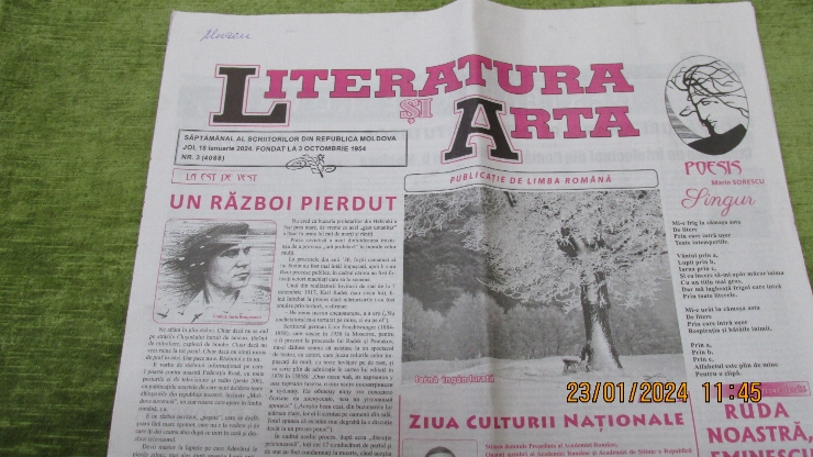 Literatura și arta nr.3(4088)