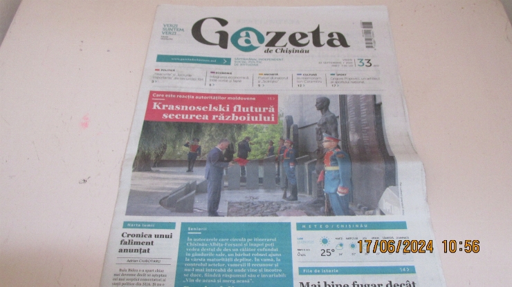  Gazeta de Chișinău nr 33 (80)  Publicație săptămânală 