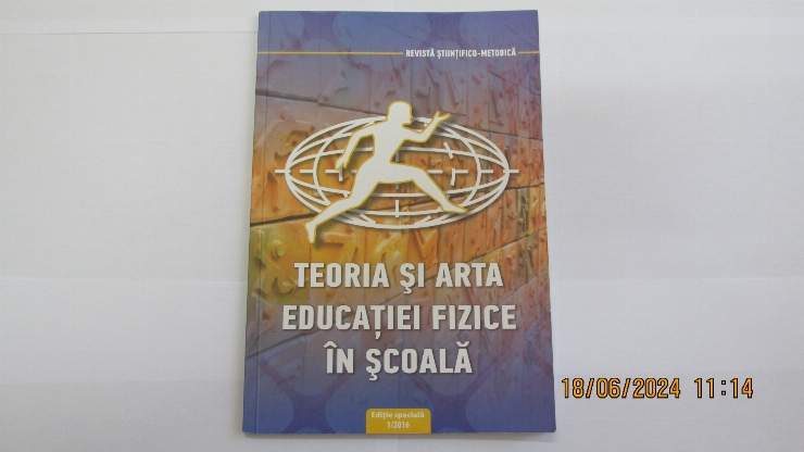 Teoria și arta educației fizice în școală, Nr.1 (40) Ediție specială trimestrială