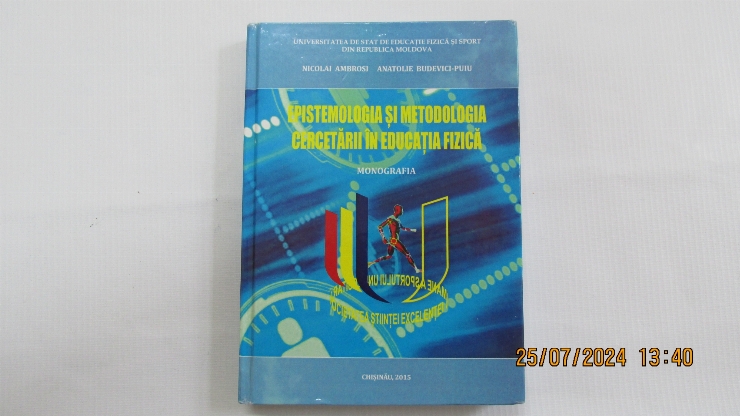 Epistemologia și metodologia cercetării în educația fizică    Monografia