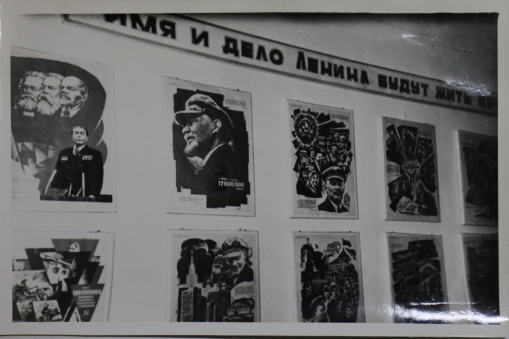 Școala profesională N -26,or.Edineț.Stand dedicat celor 110   ani de la nașterea lui V.I.Lenin