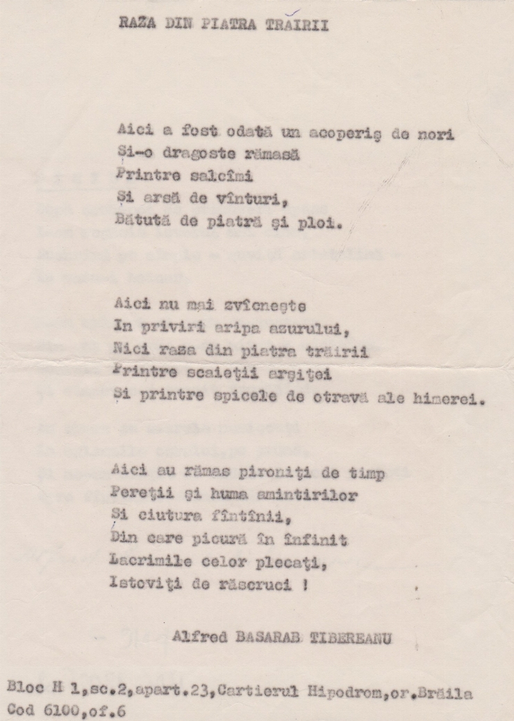 Două poezii de Alfred Basarab-Tibereanu