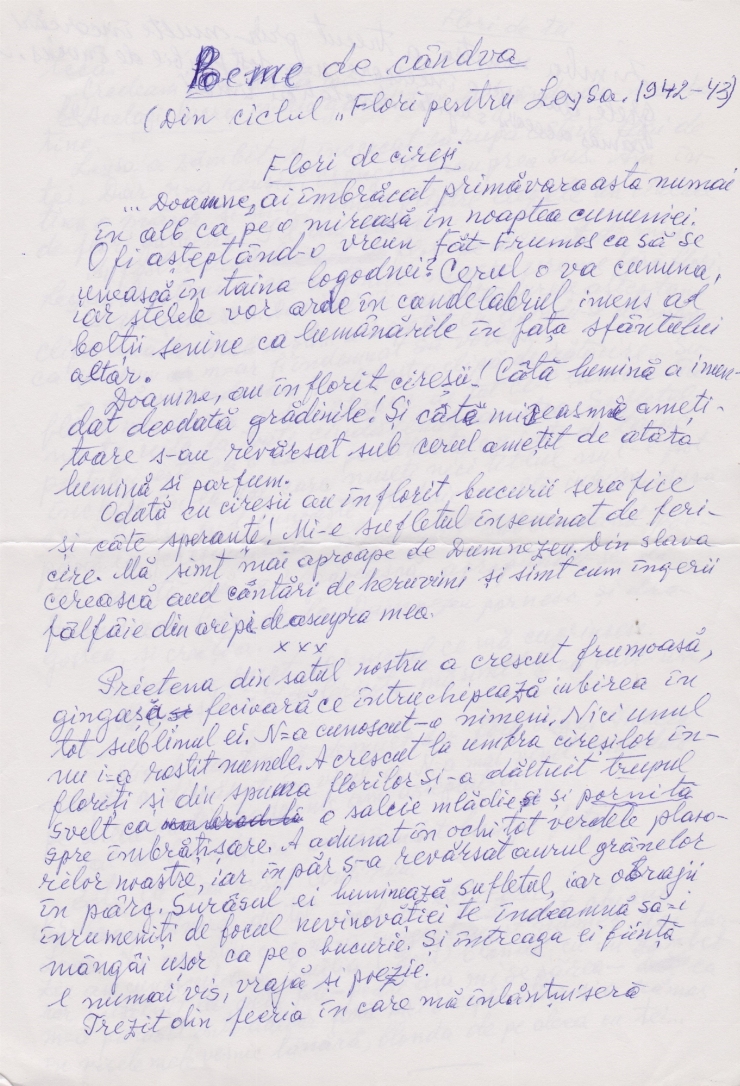 „Poeme de cândva”