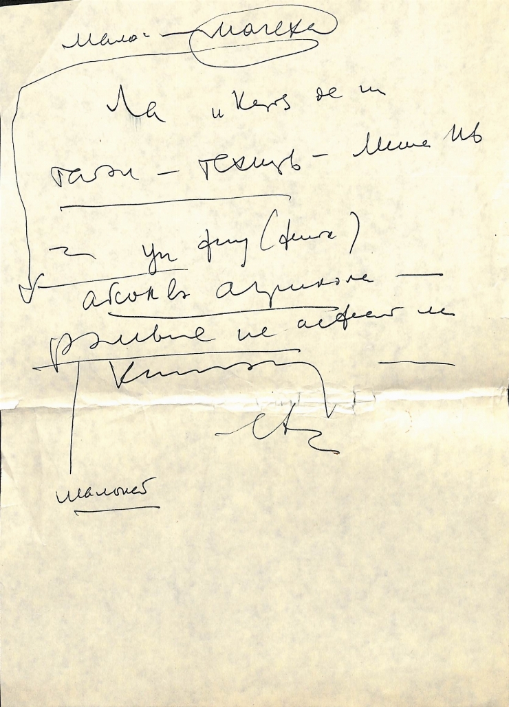 Manuscris olograf