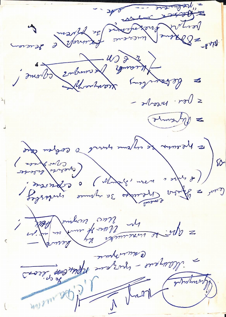 Manuscris olograf: „Propuneri...”