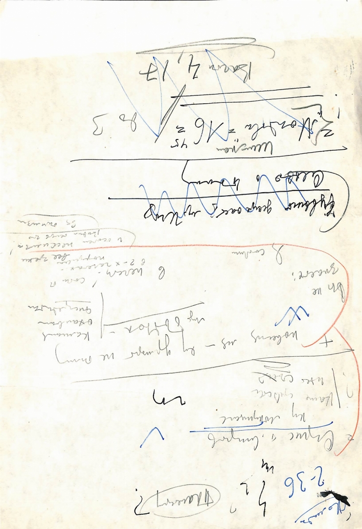 Manuscris olograf. Notițe varia