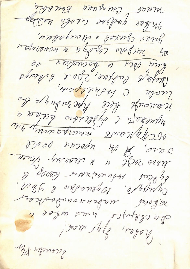 Scrisoare către Pavel Boțu 