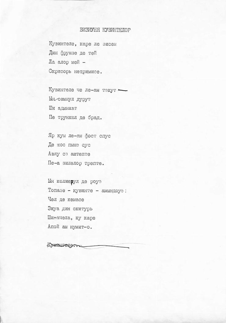 Poezia „Viziunea cuvintelor” de Pavel Boțu 