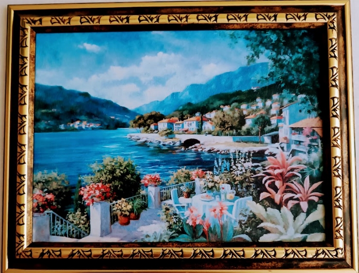 Tablou ,,  Peisaj   maritim  ”