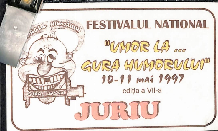 Ecuson. Festivalul Național „Umor la ... Gura Humorului”. 10-11 mai 1997