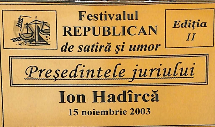 Ecuson. Festivalul Republican de satiră și umor Ediția II