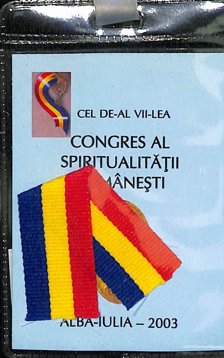 Ecuson. Cel de-al VII-lea Congres al Spiritualității Românești. Alba-Iulia,  2003