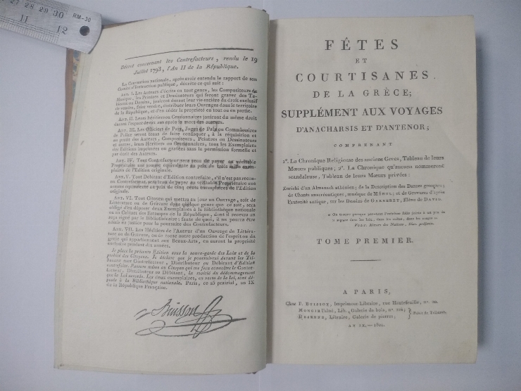 Fêtes et courtisanes de la Grèce. T. I