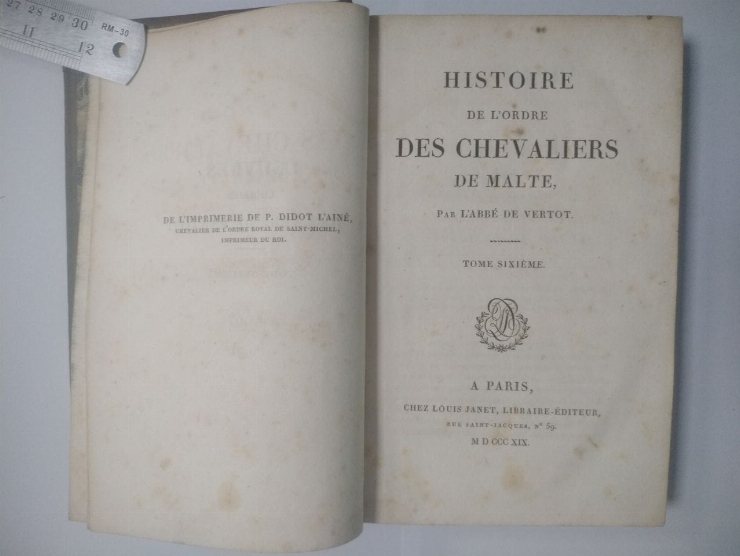 Histoire de l’ordre des chevaliers de Malte. 11